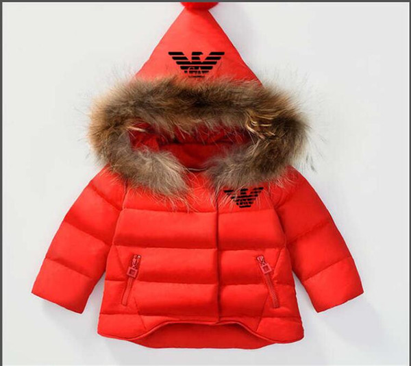 AMN Brand Kids Coats Boys and Girls Winter Coats Childrens Hoodies Baby's Jackets Kids Outwear kids 3 colors 1 baby Hot Sold.