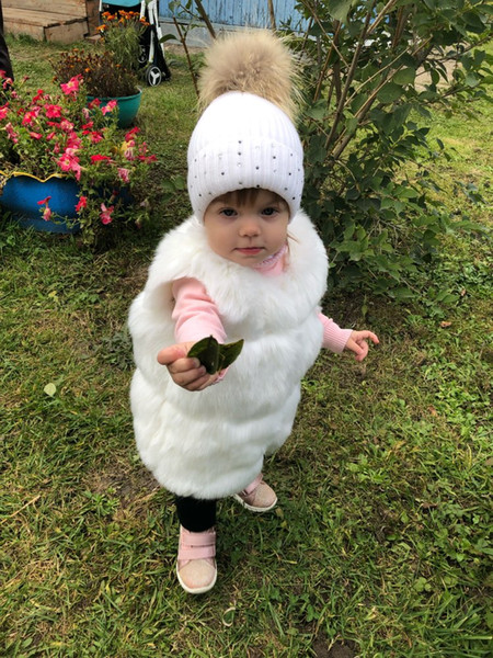 Girls Fur Waistcoat Vest Kids Clothes 2017 Autumn Winter Princess Lace Vest Warm Fashion Warm Cardigan Coat Outerwear 11 Colors
