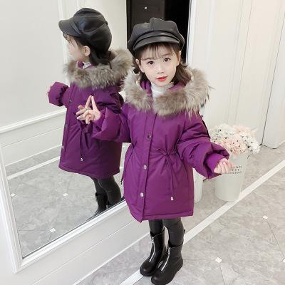 Girl Jacket Autumn Winter Warm Cotton Coat Children Fashion Camouflage Coat 2019 New Girls Thick Hooded Parkas For Teenage 4-12Y