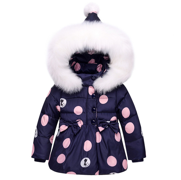 2017 new Winter children clothing sets girls Warm parka down jacket for baby girl clothes children's coat snow wear kids suit