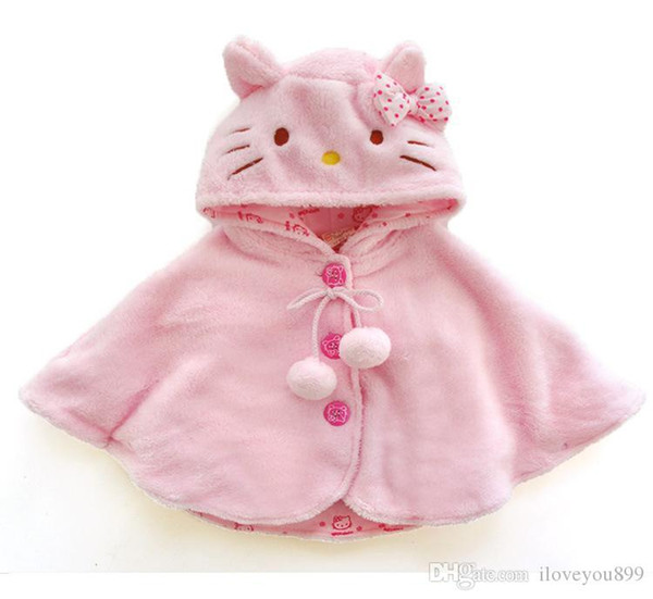 New autumn winter cloak cotton padded jacket girl aged 1-2-3 thickened baby baby cotton padded clothes children's cotton clothes.
