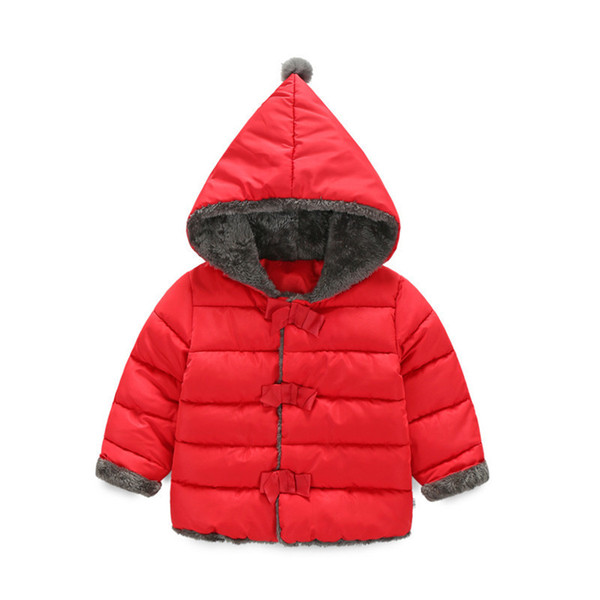 Winter Kids Infant Warm Outerwear Brand Fashion Tops Girl Down Parkas Cotton-Padded Coat Children's Thick Clothing Kids Clothes