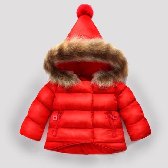 2018 AMN Brand Kids Coats Boys and Girls Winter Coats Childrens Hoodies Baby's Jackets Kids Outwear kids 2 colors 1-6T baby Hot Sold.