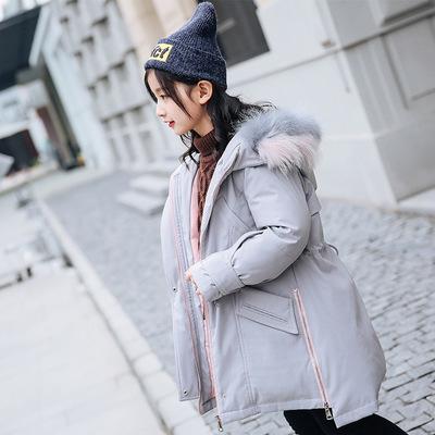 The new 2018 qiu dong outfit han edition children down jacket cuhk children warm thickening collars down jacket