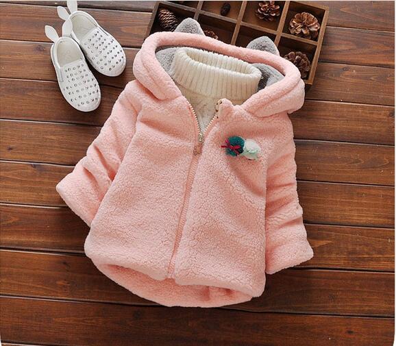 Female Baby Winter Clothing And Hair Thickening Cotton-padded Clothes Baby Children's Wear Cotton-padded Jacket Autumn Winter