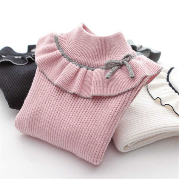 Cotton Girl Sweater Baby Clothes 2018 New Winter Cartoon Kids Sweaters Girls Coats Knitted Sweet Bow Children Clothing 3st025 V191203