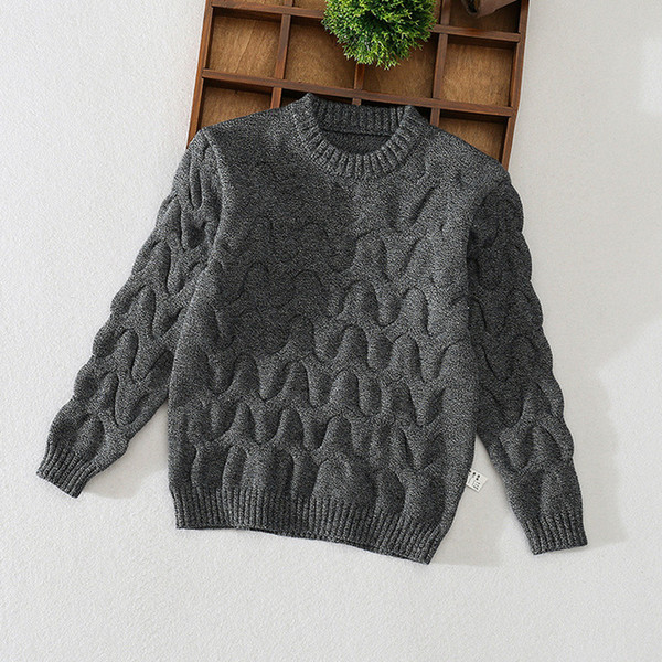 Autumn and Winter Boys Clothes Thick Knitting Sweater