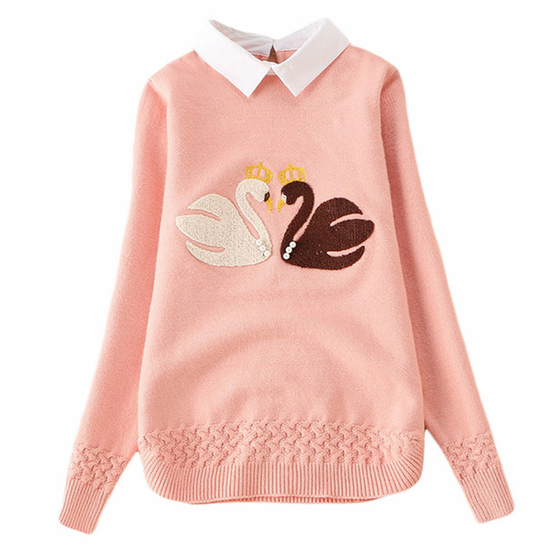 knitted sweater cardigan for girls autumn winter winter kids pullover casual clothing children sweater