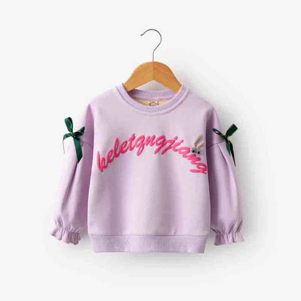good quality children fashion sweater kids letter pattern long sleeve round neck top 2019 new autumn girl warm sport pullover