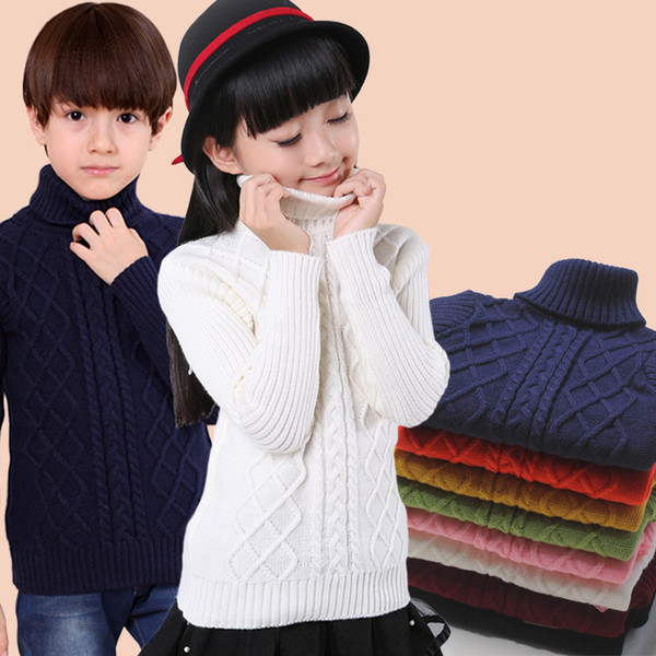 Casual Body Pullover Pull Enfant Garcon Sweater Winter Girls Sweater Kids Clothes Boys Clothing Long Sleeve Knitted Warm