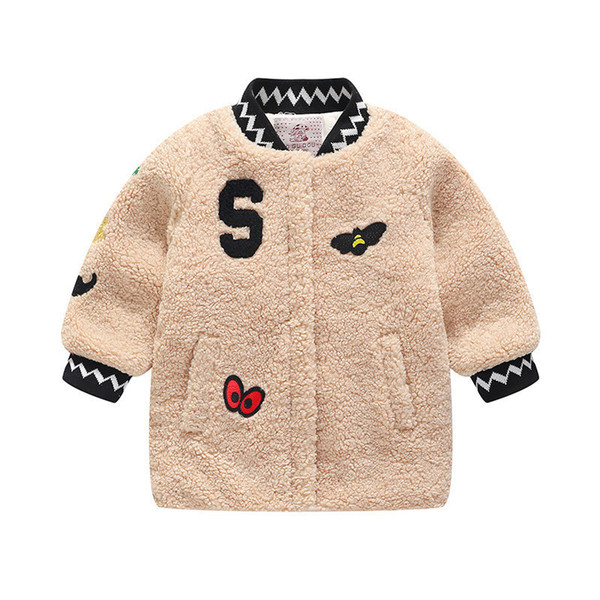 good quality 2019 girls coat new winter kids printed jacket children clothes kids thick warm outwear jackets girls sport clothing
