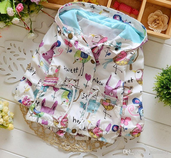 New Fall Winter Hooded Coat Sweater Cartoon Outfit Dress Autumn clothing clothes kids Children baby 1-5 years Jacket Sweatshirt