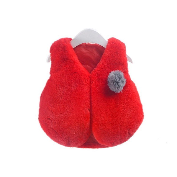 Baby Vest Meisje Coats Faux Fur Jacket Girl Cardigan Children Clothing Outerwear Waistcoats Vetement Fille Hiver Girls Vest Kids