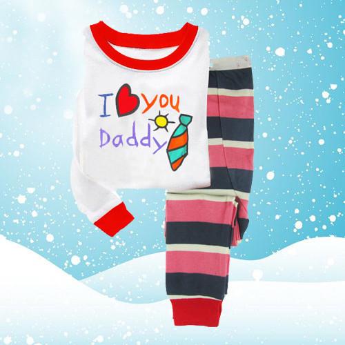 Foreign trade warm children's underwear kids sleepwear children's pajama cotton fashion children's clothing sets spring winter