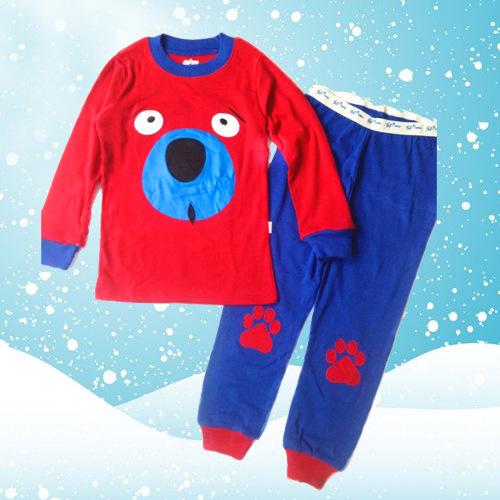 2017new kids clothes set foreign trade pure cotton home to serve the children's pajamas spring autumn