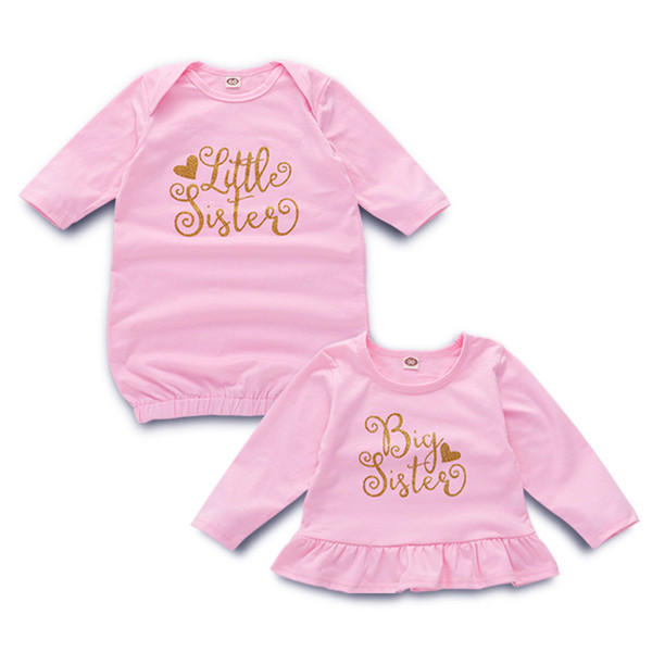 Kids Sister Sleeping Bag Sleepwear Children Clothing Kids Designer Clothes Girls Letter Printing Baby Blanket Sister Matching Outfits 43