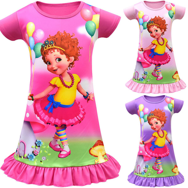 The new sleeping dress was a long flounce in a pretty Nancy girl dress