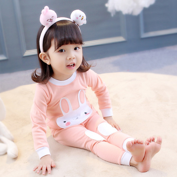 2018 HOT SALE SPRING OR AUTUMN NEW ARRIVAL BABY GIRLS LONG SLEEVES PAJAMAS FOR 1-3T CHILDREN