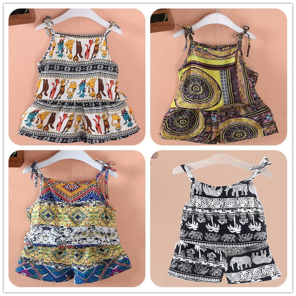 2019 new Korean version of the cartoon baby child pants children's denim strap shorts boys and girls