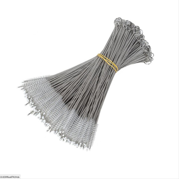 Straw Brush Bottle Cleaners High Quality Stainless Steel Cleaning Brush Milk Bottle Brush Cup Cleaners Tube Reusable Cleaning Tools E3404