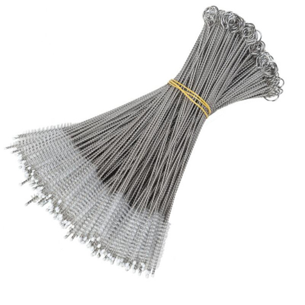 Straw Brush Bottle Cleaners Stainless Steel Cleaning Brush Milk Bottle Brush Drinking Pipe Cleaners Tube Reusable Cleaning Tools hot E3404