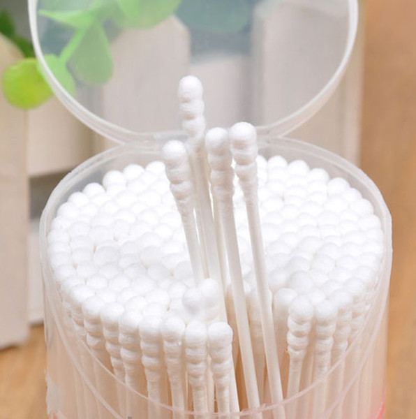 200 pcs/Lot = Using 400 Times Cotton Swabs for Baby Kids Cleaning Ear Spiral Swabs Fine Swab Baby Care