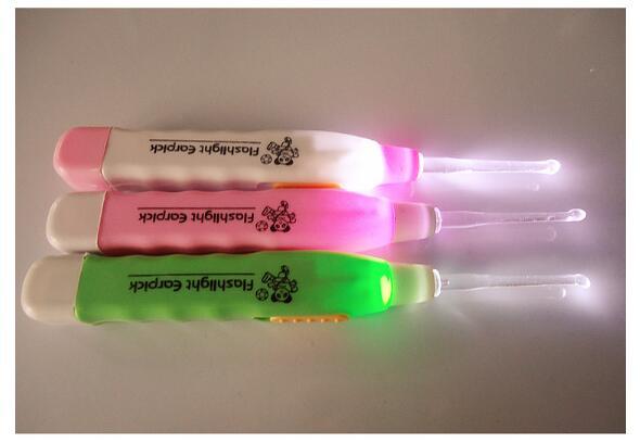 Children's luminous earspoon Ear spoon gifts Plastic-absorbing packaging Ear cleaner household appliances Household Sundries