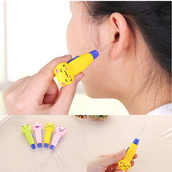 Baby care ear spoon Light child ears cleaning with light Earwax spoon digging luminous digging Ear Syringe japanese style New