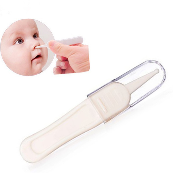 Baby Care Ear Nose Navel Cleaning Tweezers Tools Health Care - Infant Plastic Safety Cleaner Clip Pincet