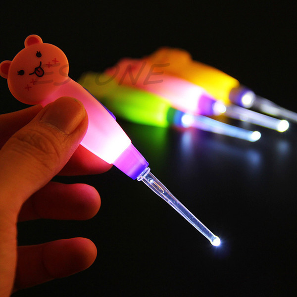 Light LED Dig Flash Light Ear 3x Ear-pick Wax Remover Pick Earpick Clean Ears
