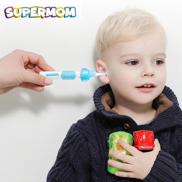 Electric Baby Ear Cleaning Baby Kids Child Pick Safety Ear Cleaner Man Echine Soft Earwax Removal Cleaner Baby Ear Care Suit