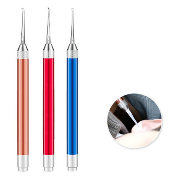 3Colours Aluminum Alloy Soft Probe Light Ear Spoon Pickers Cleaner Earpick Children Visible Ear Pick Ear Cleaning Health Care