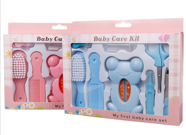 8 Pcs / set Newborn Baby 8-piece Water Thermometer Set Cartoon Mother Baby Electronic Thermometer Baby Nail Clipper