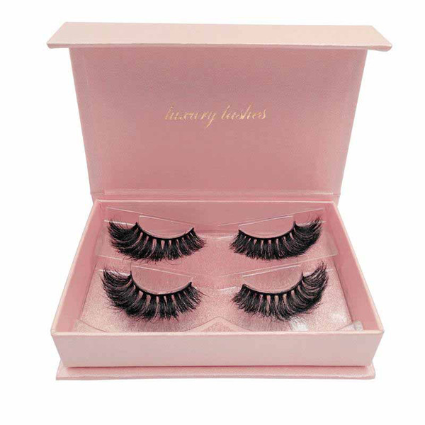 Mink Eyelashes Woman Thick Long Natural Messy Cross Eye Lashes Extension Mink Eyelashes Eye Makeup Tool