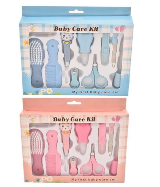 10 Pcs / set Mother and baby supplies baby care gift box creative children's nail clippers nail clippers baby care set