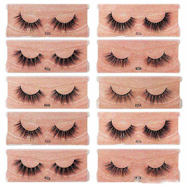 Natural Eyelashes Mink Fair Lashes Curling Thick False Eyelashes Curling Eye Lashes Extension Makeup Tools