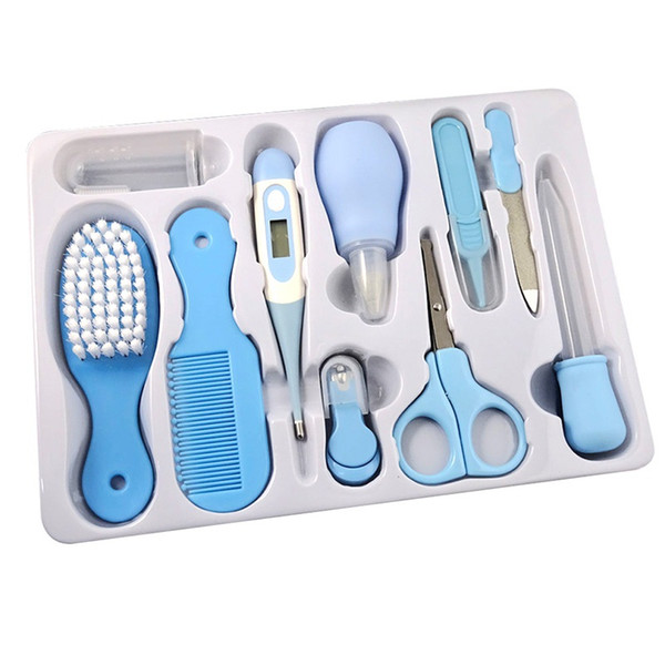 Baby Health Care Set Portable Newborn Baby grooming Tool Kits Kids Nail Hair Care Set 10pcs/set