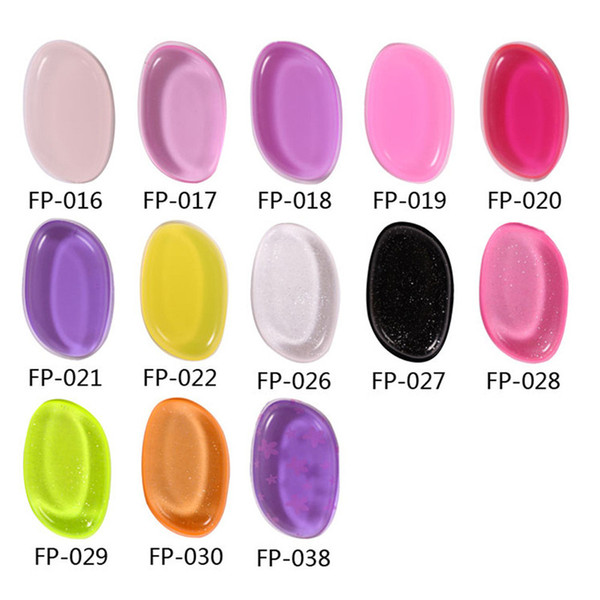 Silicone Makeup Power Puff Sponge Face Foundation Tool Blender Set Silisponge BB Cream Cosmetic Smooth Safety Power Puff Different Designs