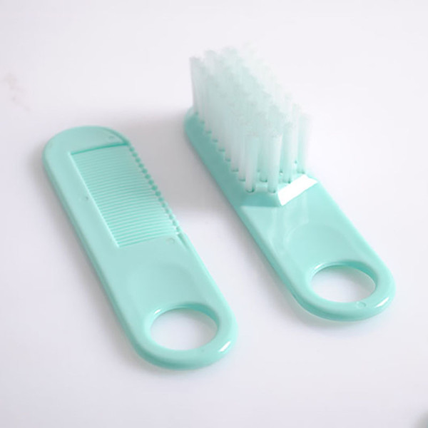 infant Brush Set Hair Brush and Comb Baby Bath Care Set specially for baby infant kids Grooming Kit Care random color EC1156