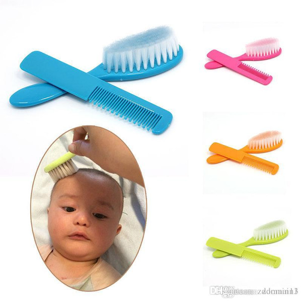 High Quality ABS Baby Hairbrush Newborn Hair Brush Infant Comb Head Massager for Boys and Girls