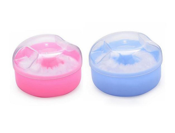 Plastic Empty Portable Refillable Baby Toddler Skin Care After-bath Loose Powder Case Face Body Talcum Make-up Storage Holder Container Disp