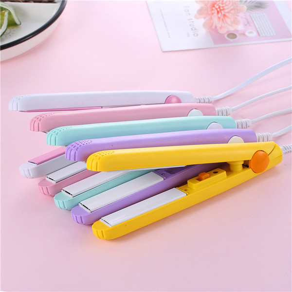 New Portable Hair Styling Two Barrel Splint Curling Crimper Tongs Waver Curler Beauty Monofunctional Mini Hair Curler Clipper Heating Fast