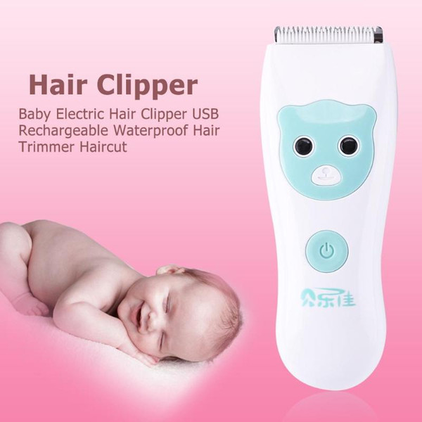 Baby Electric Hair Clipper Professional USB Rechargeable Waterproof Safe Hair Trimmer Clipper for Baby & Children Haircut
