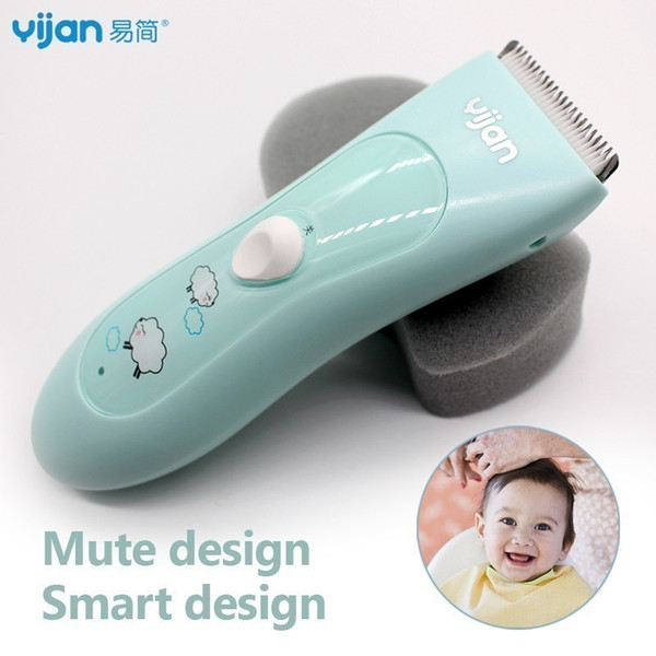 Silent Baby Electric Hair Clipper IPX7 Waterproof Ceramic Cuttings Trimmer For Children USB Charging Baby Lamb pattern Clipper