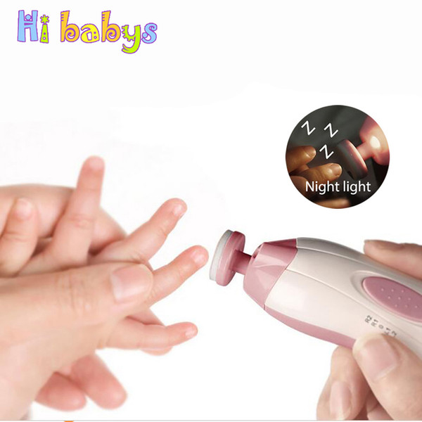Electric Baby Scissors Babies Care Safe Clipper Cutter For Kids Infant Newbron Nail Trimmer Manicure Q190529