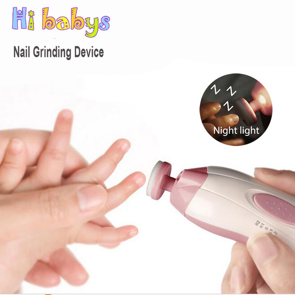 Electric Baby Nail Trimmer Baby Scissors Babies Care Safe Nail Clipper Cutte Infant Newbron Trimmer Manicure V191109