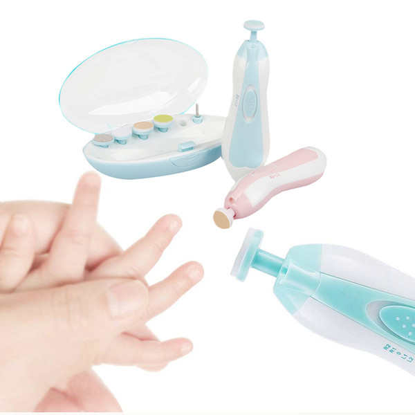 Baby Automatic Electric Nail Trimmer Baby Care Accessories Portable Multi-function Electric Manicure Set Nail Device Green Pink Colors