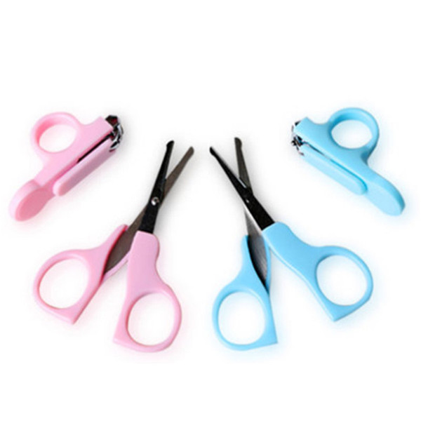 2pic/set Practical Toddler Baby Nail Clippers Scissors Mini Nail Care Convenient Safe Care Baby Nail Care Tool Shell Shear Manicure Set