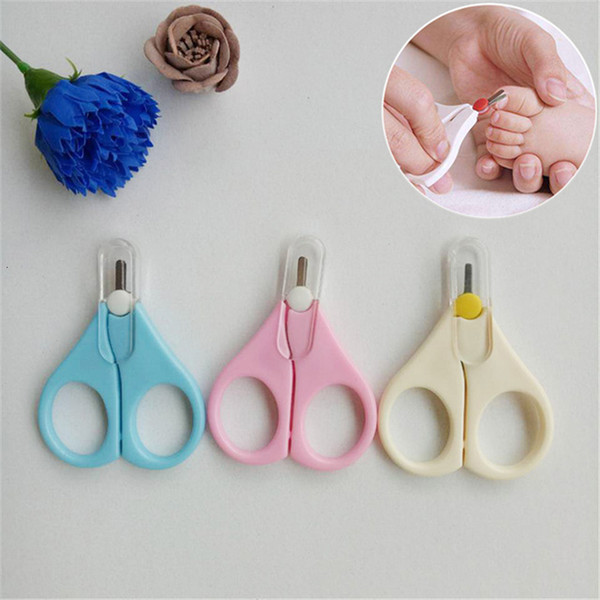 Safety Nail Clippers Scissors Cutter For Newborn Baby Convenient Daily Baby Nail Shell Shear Manicure Tool Baby Nail Scissors SH190916