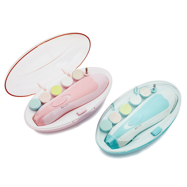 Electric Baby Nail Trimmer Baby Scissors Babies Nail Care Safe Nail Clipper Cutter For Kids Infant Newbron Trimmer Manicure C656